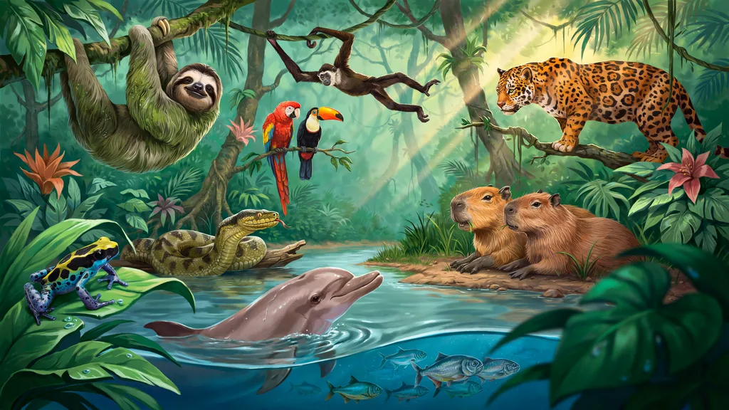 Brazil Amazon Forest Animals Brazil Amazon Forest Animals