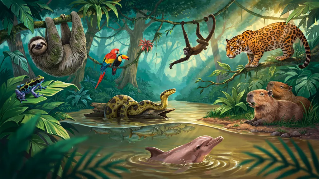 Brazil Amazon Forest Animals