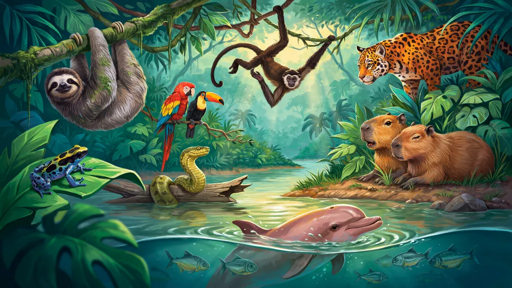 Brazil Amazon Forest Animals Brazil Amazon Forest Animals